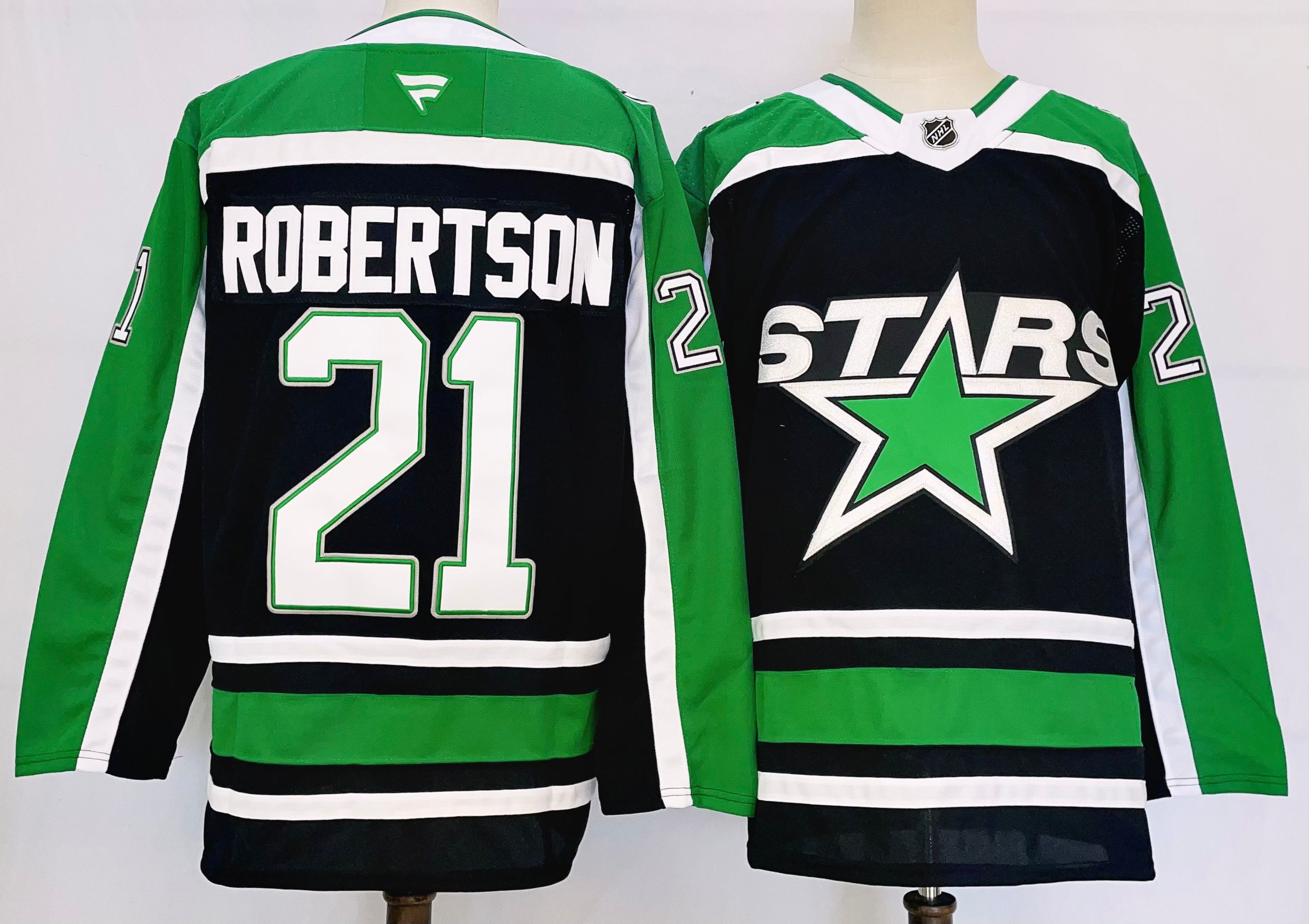Men Dallas Stars #21 Robertson Black 2025 Home Premier Player NHL Jersey style 1->dallas stars->NHL Jersey